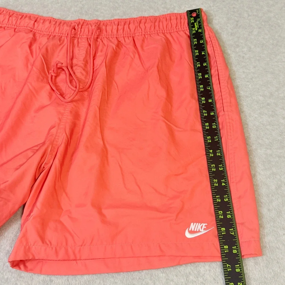 Nike Mens Swim Trunks Coral Orange Mesh Lined Board Shorts XL RN56323